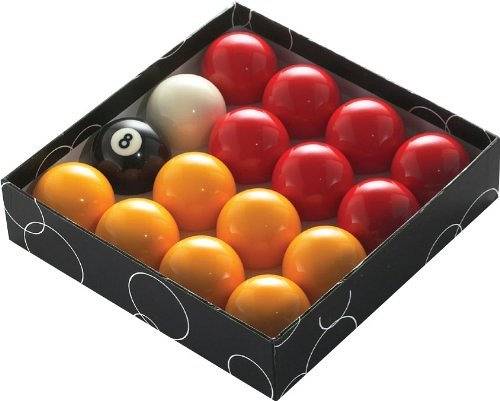 Jeu De 16 Billes De Billard Pool 50,8mm | Boules Standard Pour Billard Anglais – Qualité Loisir Et Famille